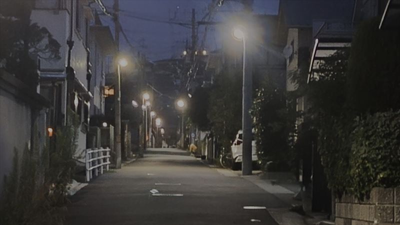 彼誰れ時の[街の灯り]